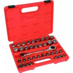 Coffret 36 Douilles Et Embouts Torx. + Cle A Cliquet DRAKKAR TOOLS - 10768