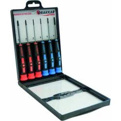 Jeu 6 Mini Tournevis De Precision DRAKKAR TOOLS - 15423