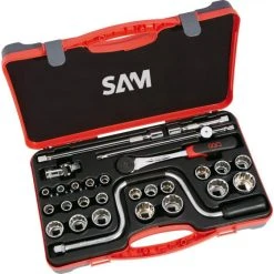 COFFRET 28 OUTILS 1/2' SAM OUTILLAGE - 75S28