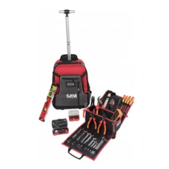 Sac A Dos Textile 40 Litres Avec Composition Electricien SAM OUTILLAGE - CP-ELEC2